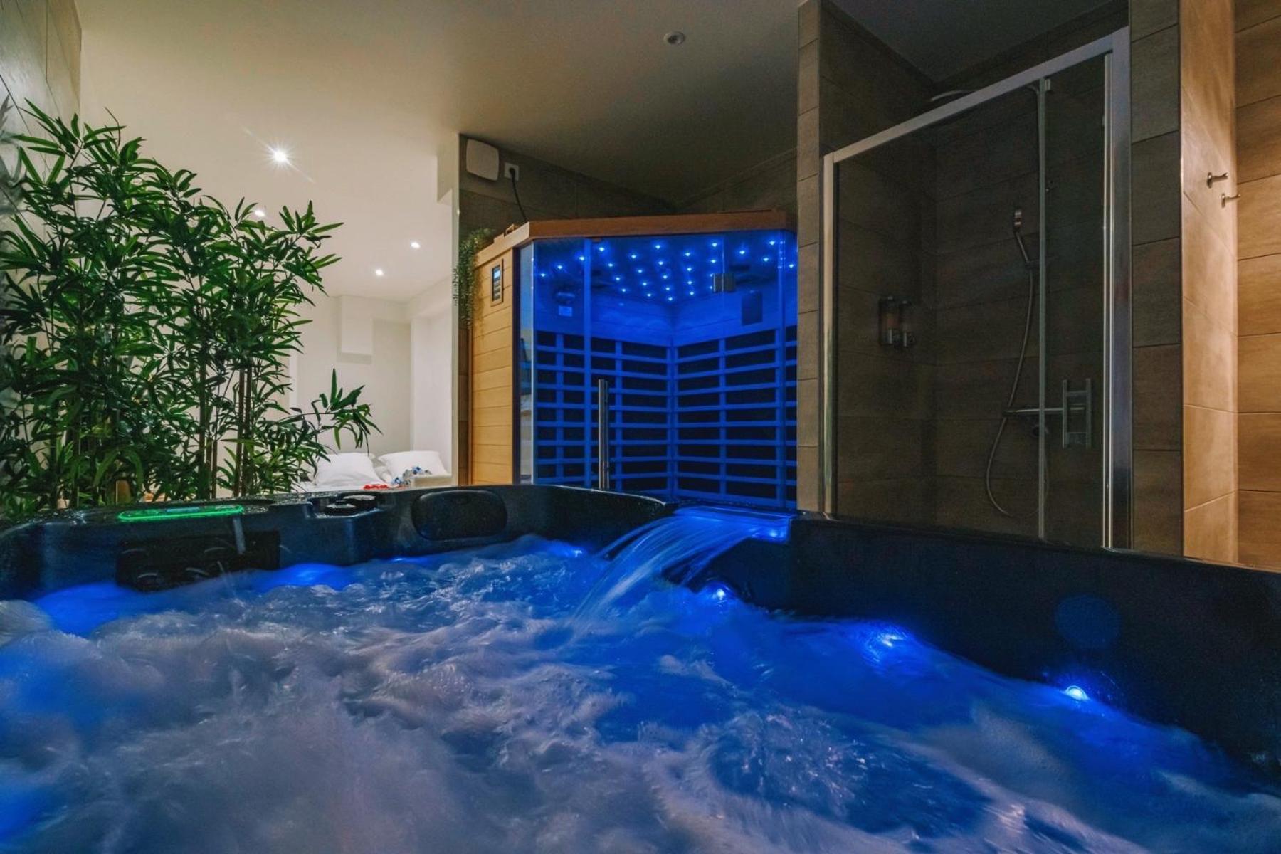 Spa Appartement O Temps Suspendu Reims Centre Sauna Et Jacuzzi Luaran gambar